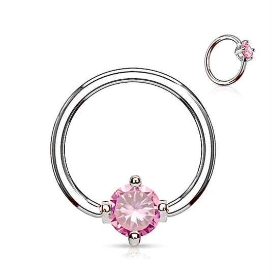 “Gemmed” Septum Ring